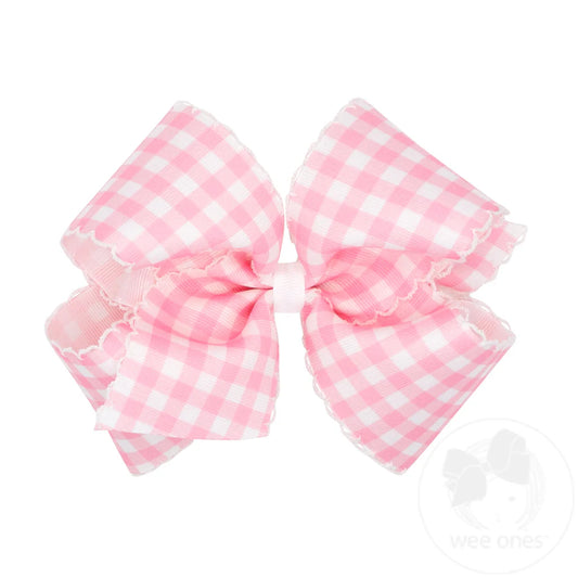 King Pink Gingham Moonstitch