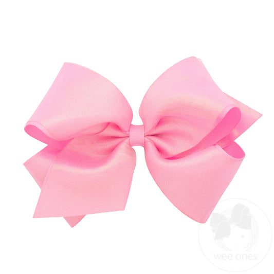 King Sheer Bow | Pearl Pink